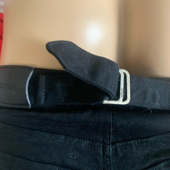 LOW WAISTED SKINNY HEANS WITH VEGAN LEATHER LACE UP DETAIL - Picture 5 of 8